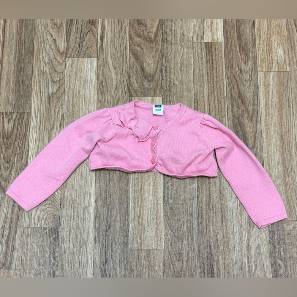 Janie And Jack Girls Pink Cardigan Sweater